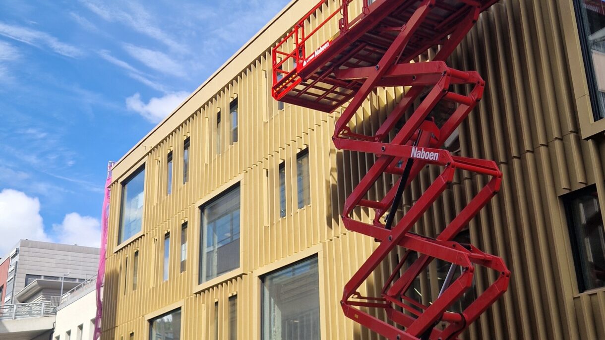 Sakselift på byggeplass