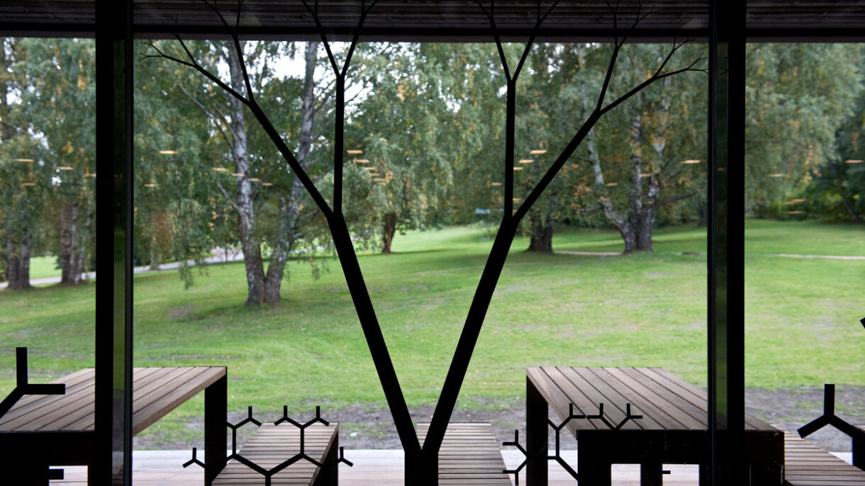 SKoleparken sett innenfra. Foto