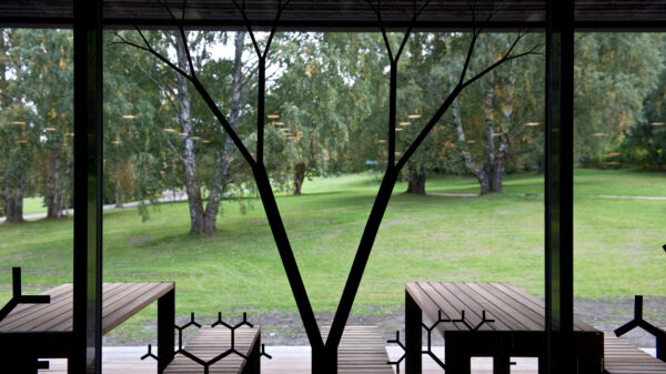 SKoleparken sett innenfra. Foto
