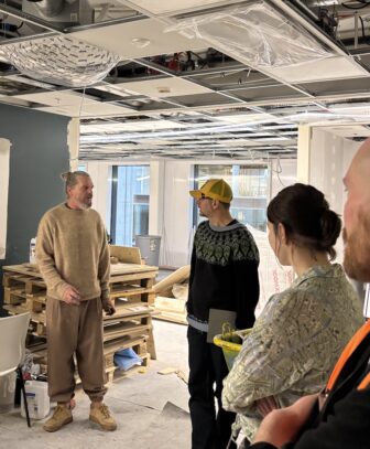 Omvisning på byggeplass