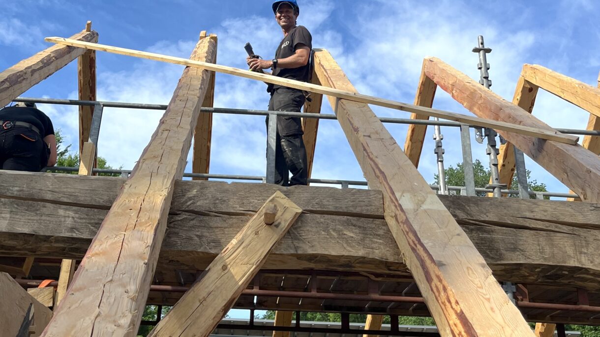 Montering av takstol