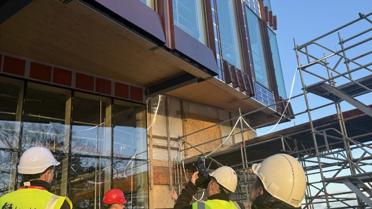 Byggeplassbefaring. Fasader.