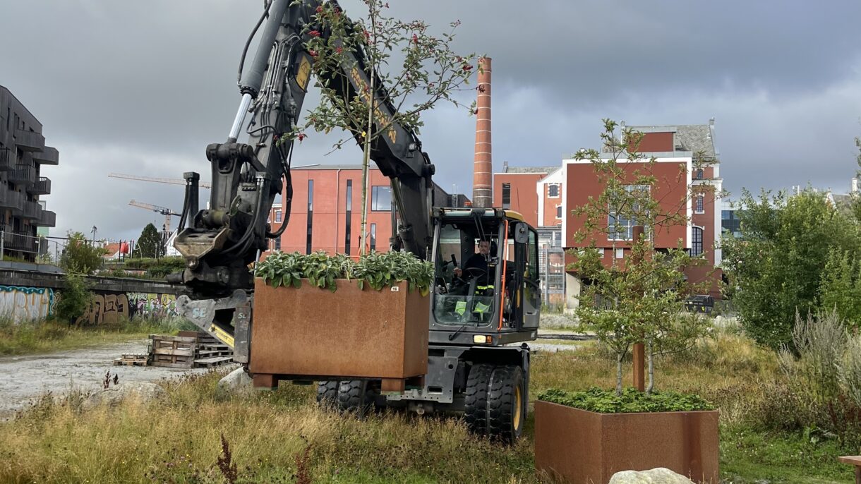 Sjøparken_gravemaskin_foto_Stavanger kommune