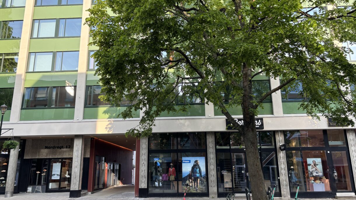 Utstikt til prosjektet sett fra Nordregate