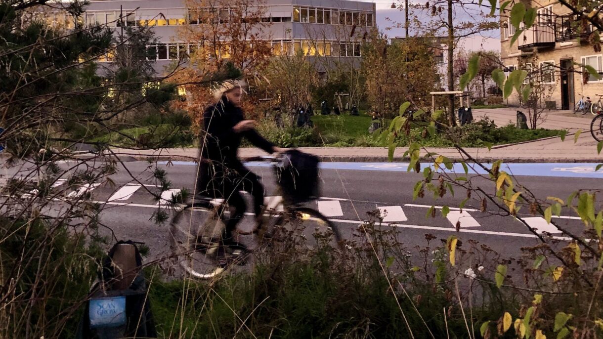 Klimakvarter Østerbro er Københavns første klimatilpassede bydel, og er et av prosjektene du får høre mer om på frokostmøtet. Her Skt. Kjelds Plads, SLA Landskabsarkitekter. Foto: FutureBuilt