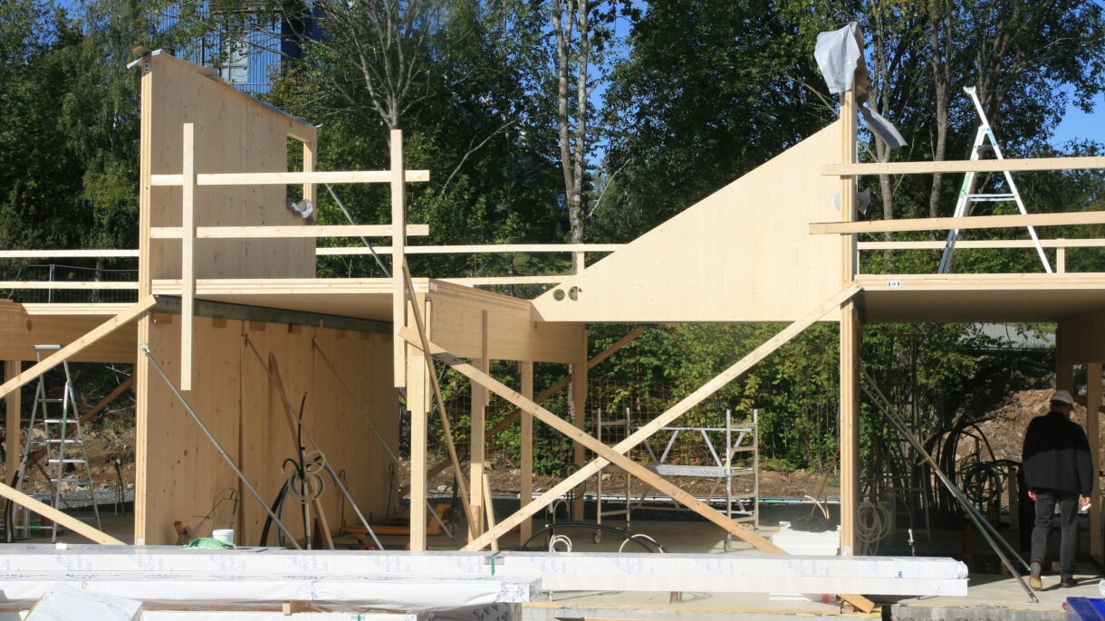 Nå har du muligheten til å besøke nær-nullenergiboligene på Korpåsen i Asker kommune.