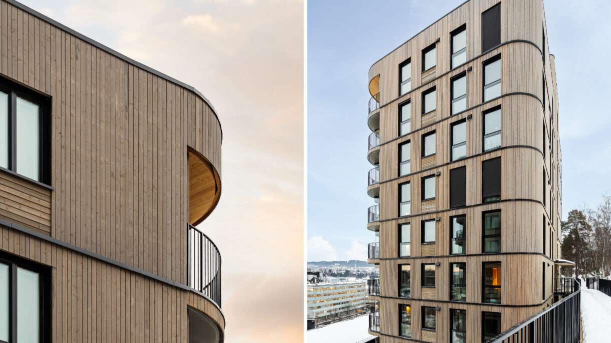 Nå kan du bli med å besøke Fyrstikkbakken 14, et nyskapende boligprosjekt på Bryn i Oslo. Foto: Fredrik Hansson/Birk & Co