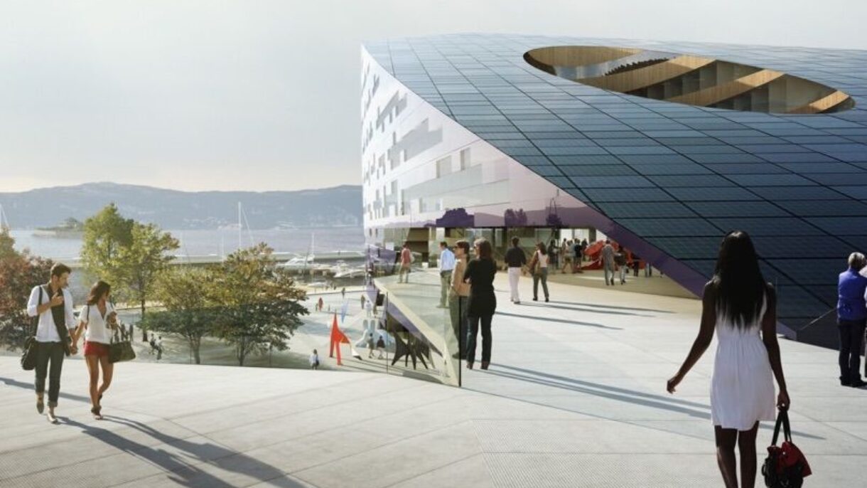 Powerhouse Brattørkaia i Trondheim er blant prosjektene du får besøke. Ill.: Snøhetta/MIR