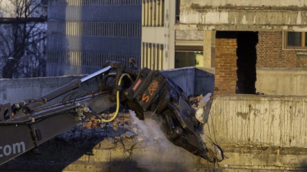 Riving i Regjerningskvartalet. Foto: Trond Isaksen/Statsbygg