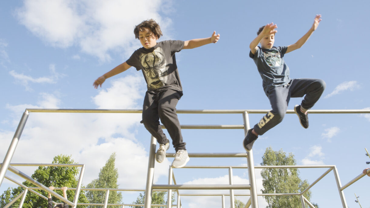 Parkour på Furuset. Foto: Ellen Johanne Jarli