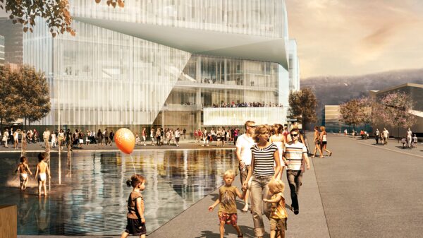 Nå kan du besøke Deichman Bjørvika. Ill.: Lund Hagem Arkitekter/Atelier Oslo