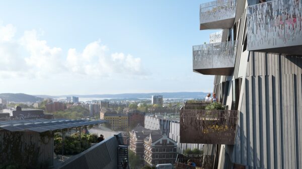 Nydalen Vy. Ill.: Snøhetta/MIR