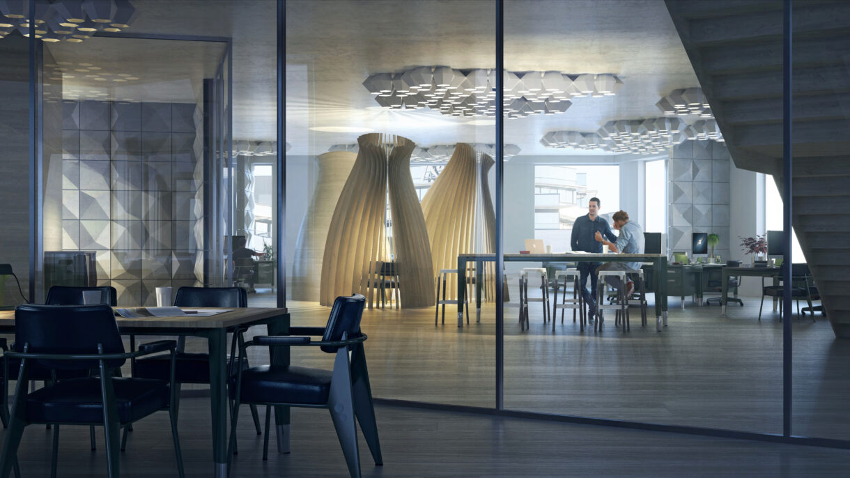 Nå kan du laste ned rapporten Naturligvis. Forsiden viser Nydalen Vy. Utbygger: Avantor. Arkitekt: Snøhetta. Ill.: Snøhetta/MIR