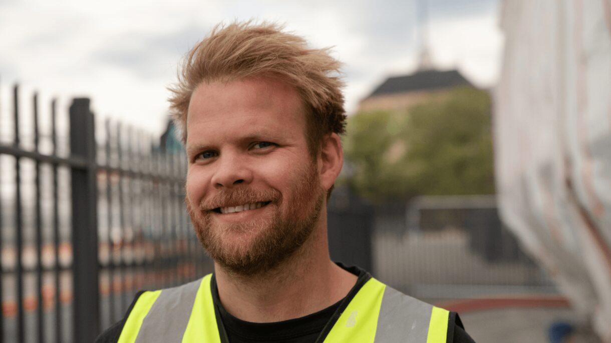 Jon Markus Moldstad, prosjektleder/murmester i Oslo Murmester. Foto: Hans Kristian Hagen Riise/Oslo Havn
