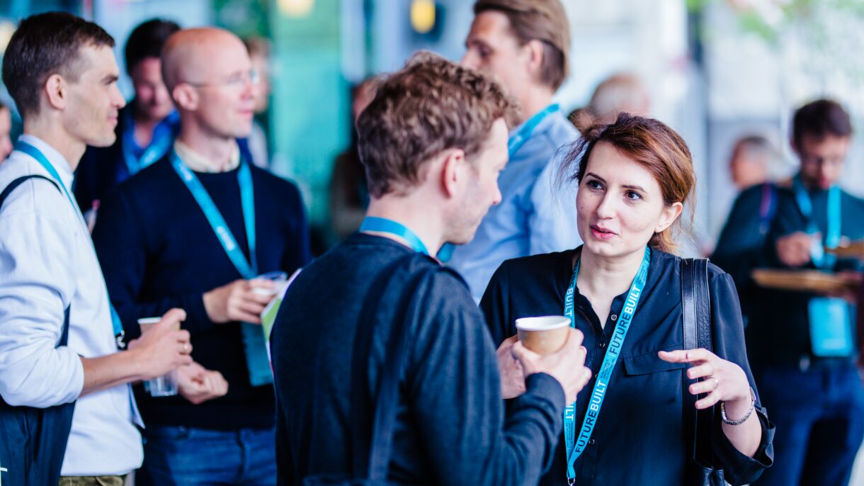 Green Business Village er mingleplassen for nærings-aktører innenfor grønn omstilling. Her er det gode muligheter for å utvide nettverket ditt. Foto: Geir Anders Rybakken Ørslien