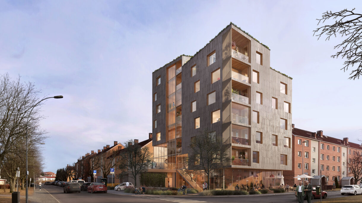 Våronna nabolag. Ill.: Helen & Hard.