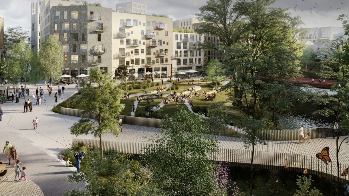 Lilleakerbyen. Ill.: A-lab og LPO