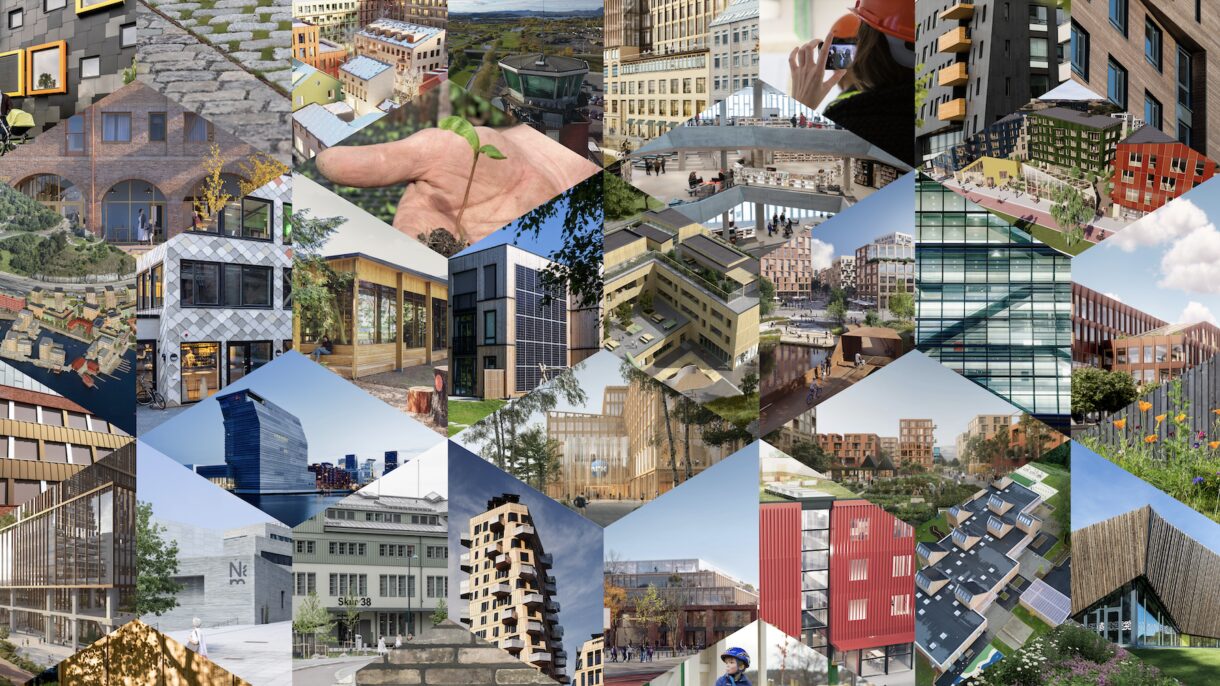 Nå har du mulighet til å søke jobb i FutureBuilt. På bildet noen av våre forbildeprosjekter.