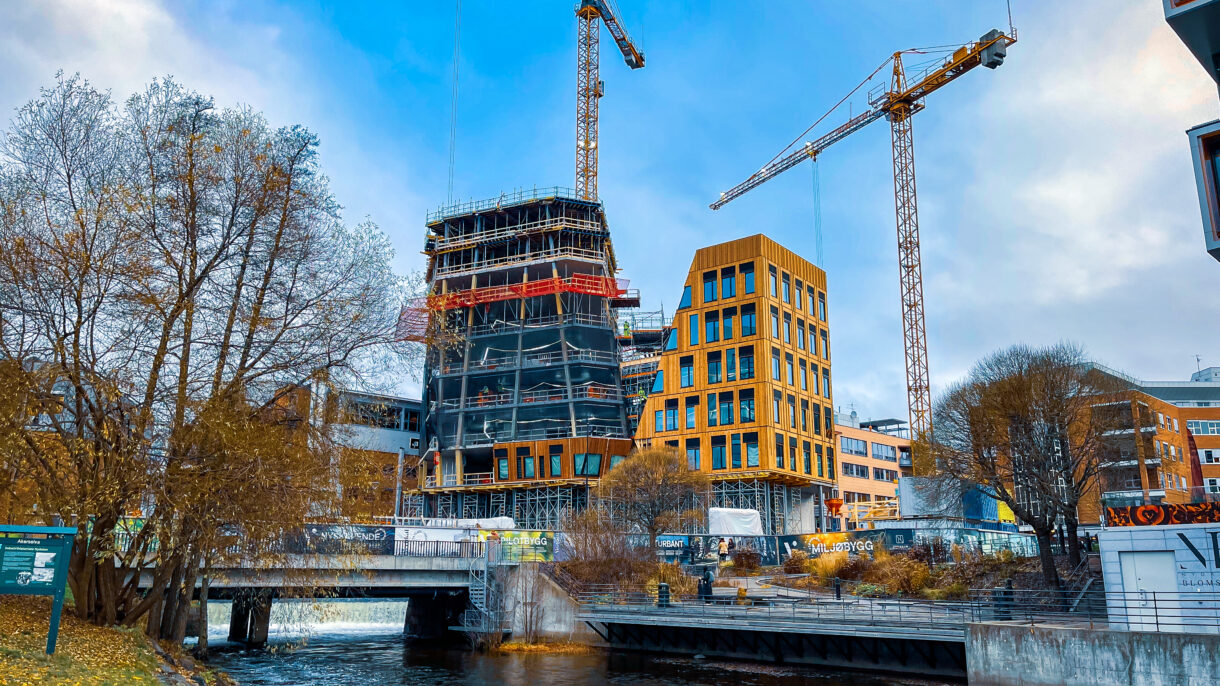 Vertikal Nydalen er i ferd med å reise seg. Foto: Avantor