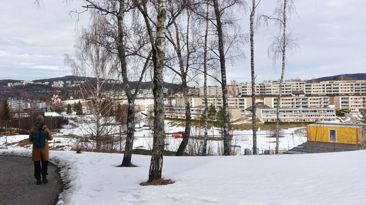 Blikk på tomten til Furuset hageby