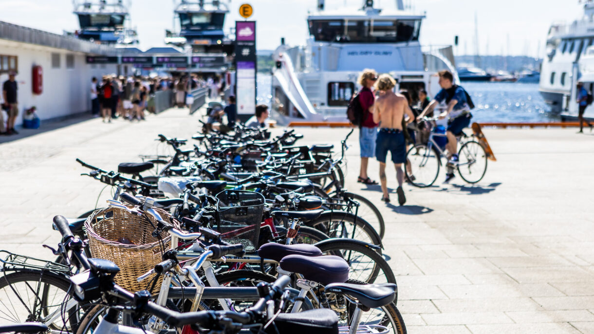 I april planlegger vi DEL&LÆR om grønn mobilitet. Foto: Tove Lauluten