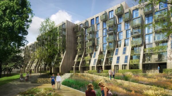 Slik skal Sofienberggata 7 se ut når alt står ferdig, etter planen blir det sommeren 2022. Ill.: Tegn 3 AS