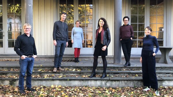 Anders Nohre-Walldén, leder kommunikasjon og marked Grønn Byggallianse, Stein Stoknes, faglig leder FutureBuilt, Pia Bodahl, fungerende daglig leder FutureBuilt, Katharina Bramslev, daglig leder Grønn Byggallianse, Kari Bucher, generalsekretær  NAL, Annicken Vargel, kommunikasjonssjef NAL