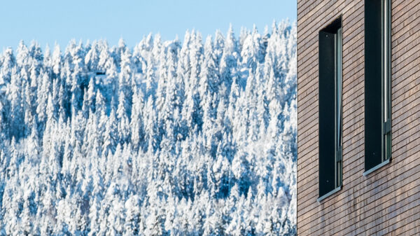 Nye Kringsjå studentboliger er et av forbildeprosjektene i FutureBuilt som ble ferdigstilt i 2018. Utbygger: SiO. Arkitekt: AT Plan & Arkitektur AS. Foto: Tove Lauluten