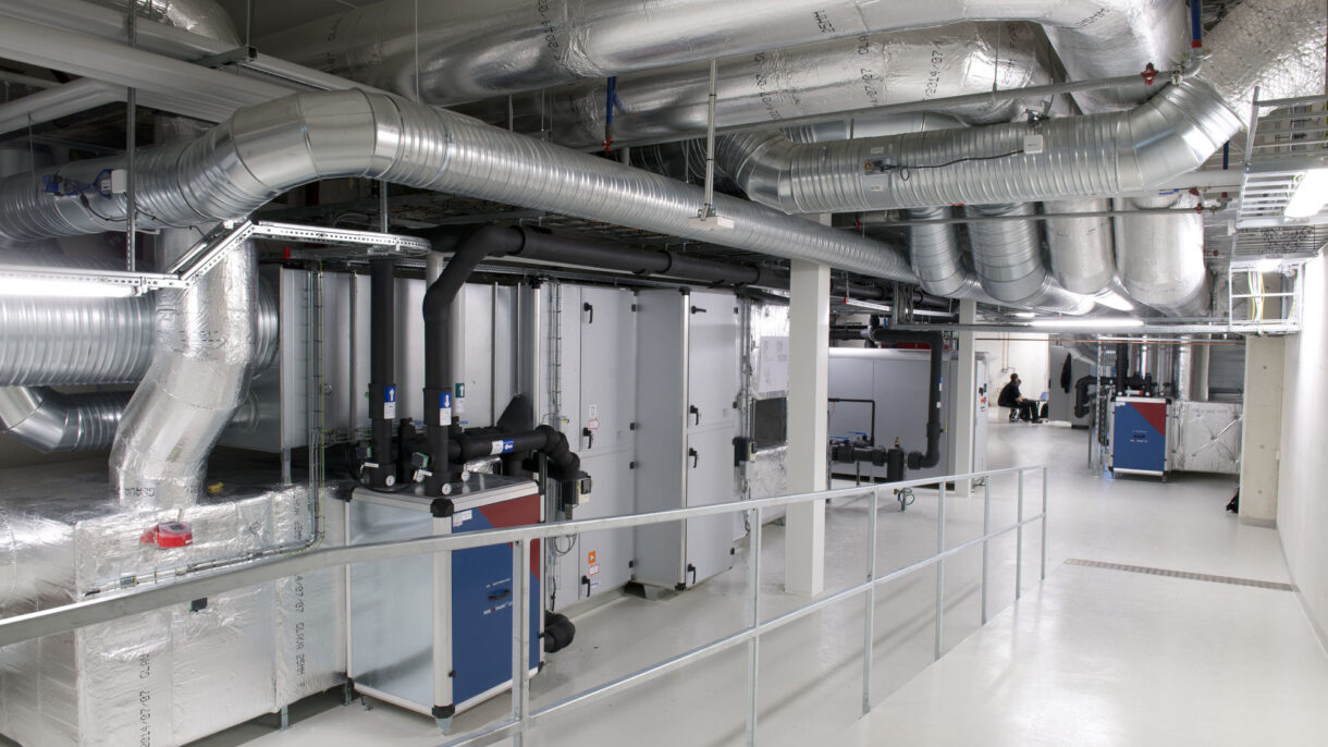 Frydenhaug skole teknisk rom