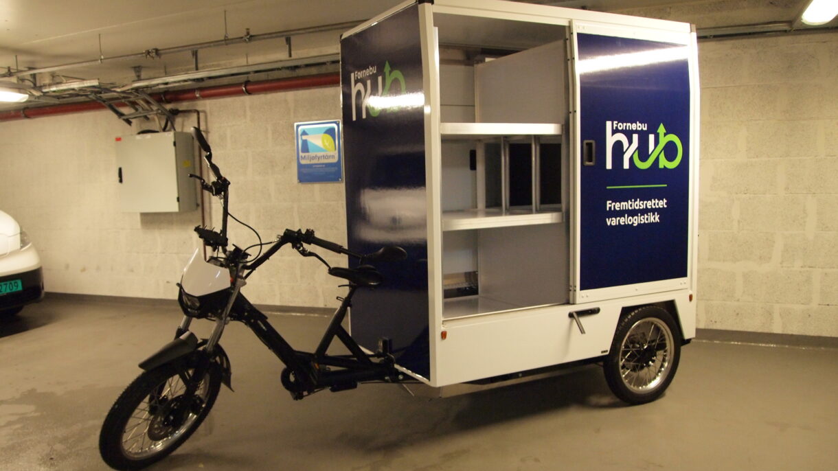 Fornebu HUB lastesykkel