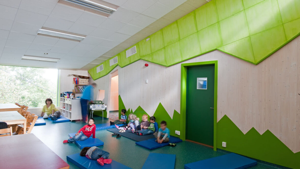 Passivhus barnehage oppholdsrom