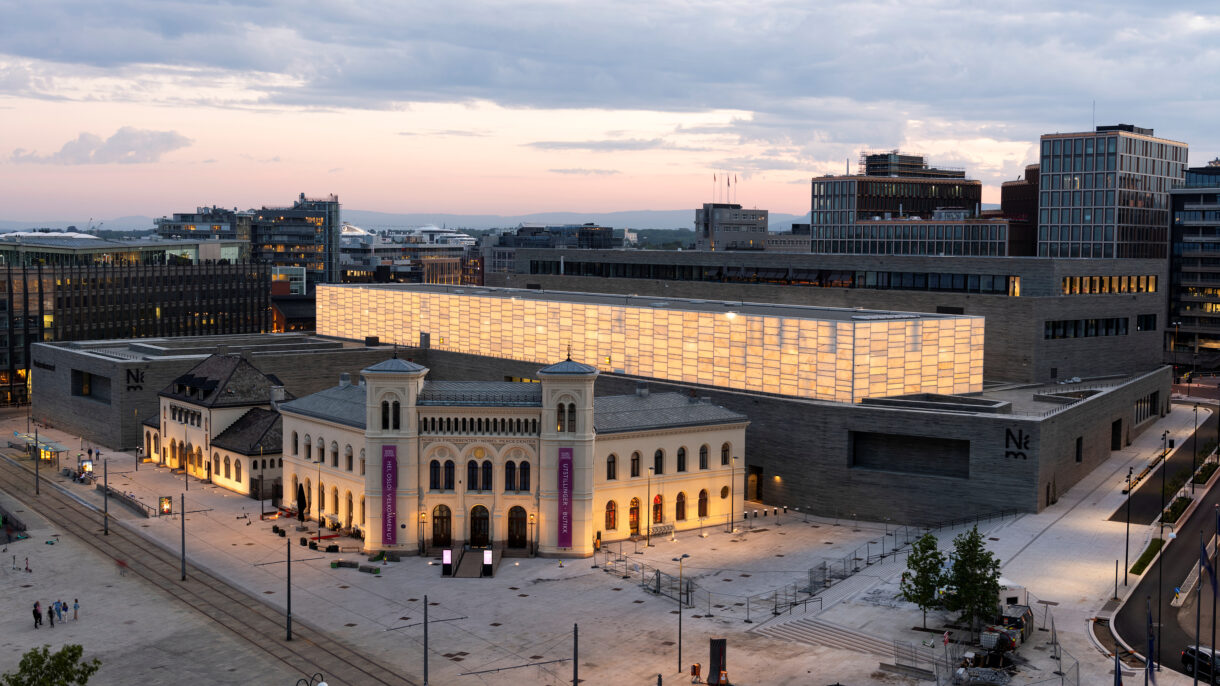 The National Museum exterior with Light Hall photo by Borre Hostland