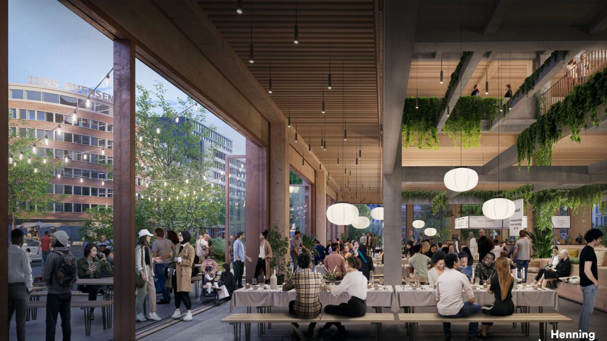 Lilletorget_interiør_ill_Henning Larsen/ Vivid visuals