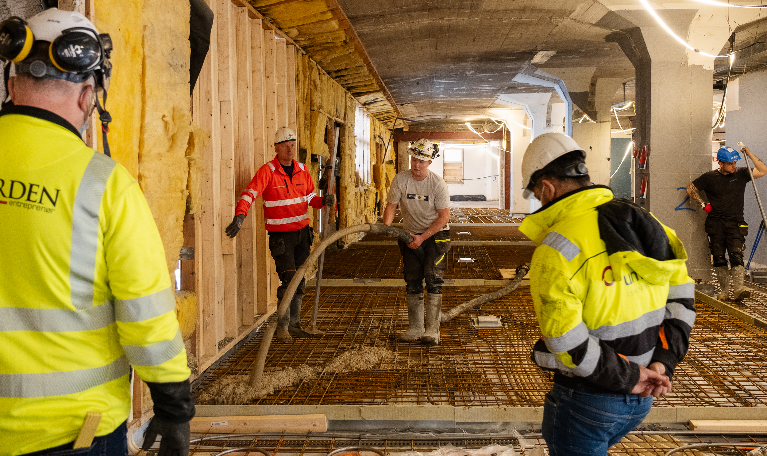 Støping betong Skur 38