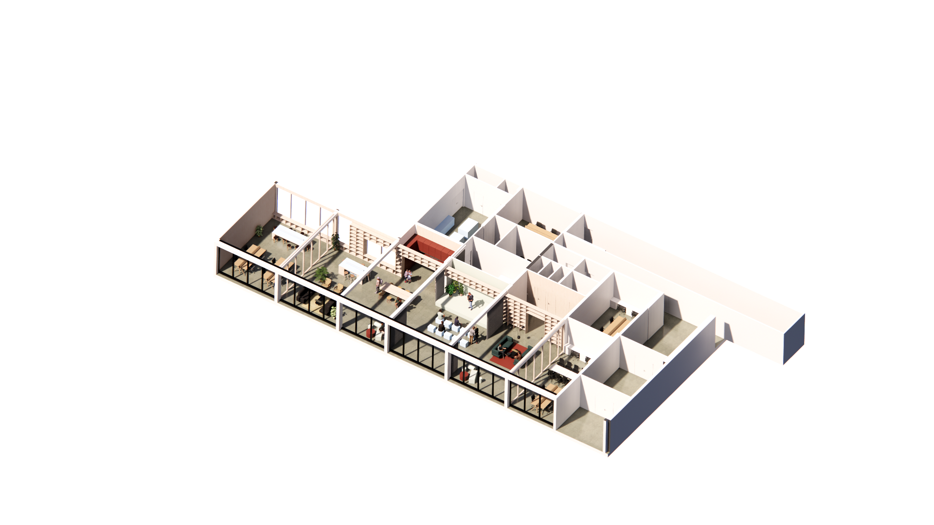 Forslag romfordeling nærmiljøsenter