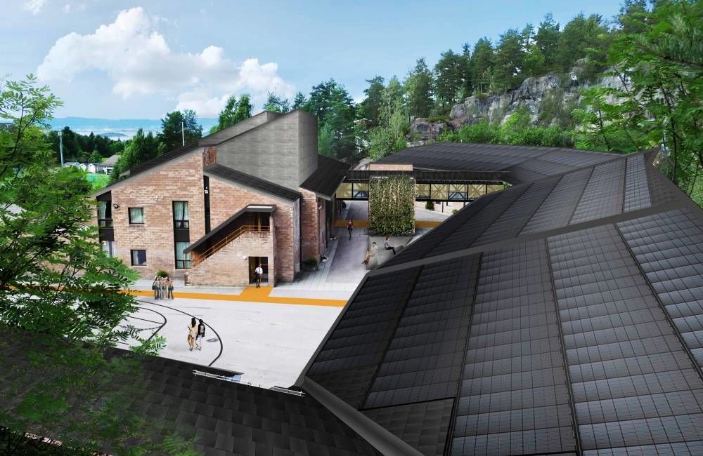 Holmlia skole skal rehabiliteres. Arkitekt: Arkitektskap Holmlia skole skal rehabiliteres. Arkitekt: Arkitektskap
