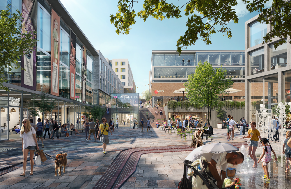Citycon og FutureBuilt har inngått en intensjonsavtale med mål om å gjøre nye Trekanten til et forbildeprosjekt innen bærekraft. Citycon og FutureBuilt har inngått en intensjonsavtale med mål om å gjøre nye Trekanten til et forbildeprosjekt innen bærekraft.