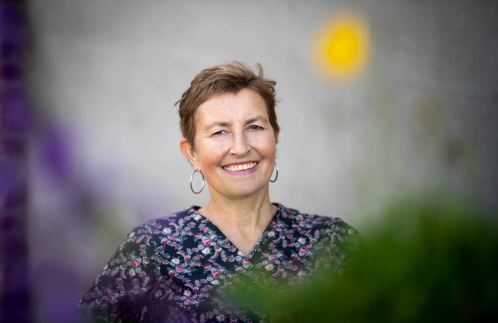 – Vi er veldig fornøyde med å være nevnt i statsbudsjettet, sier Birgit Rusten, daglig leder i FutureBuilt. Foto: Torbjørn Tandberg – Vi er veldig fornøyde med å være nevnt i statsbudsjettet, sier Birgit Rusten, daglig leder i FutureBuilt. Foto: Torbjørn Tandberg