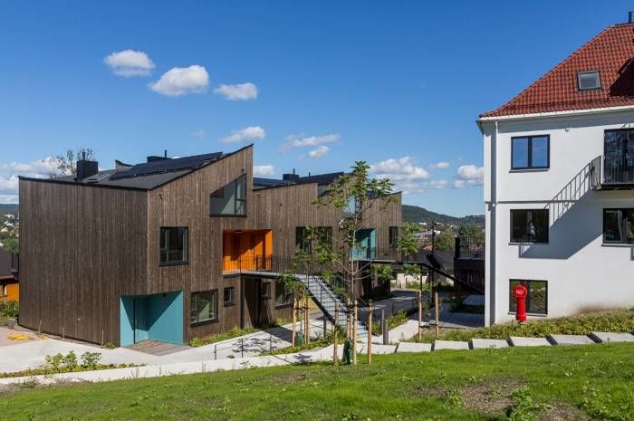 Ulshotveien 31 består av nybygde leiligheter i kombinasjon med et rehabilitert bygg. Foto: Tove Lauluten