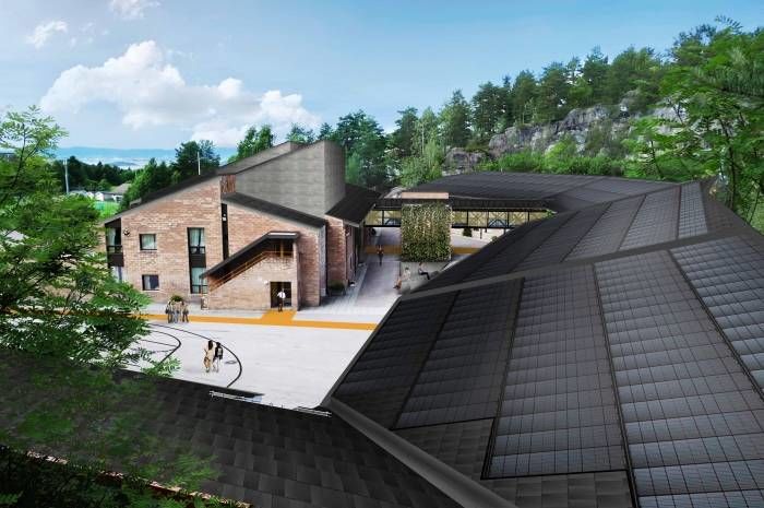Holmlia skole skal rehabiliteres. Arkitekt: Arkitektskap