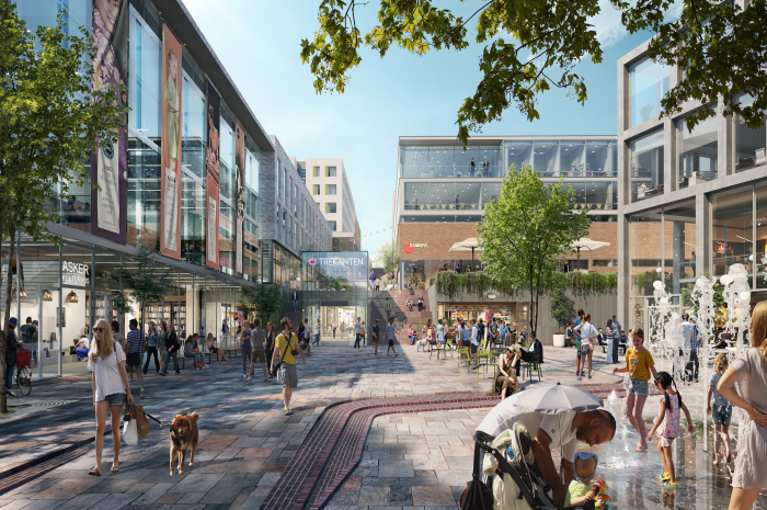 Citycon og FutureBuilt har inngått en intensjonsavtale med mål om å gjøre nye Trekanten til et forbildeprosjekt innen bærekraft. 