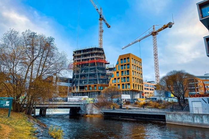 Vertikal Nydalen er i ferd med å reise seg. Foto: Avantor