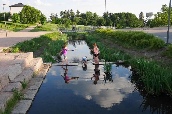 Vann! Bjerkedalen Park, Dronninga Landskap/Camilla Jensen  