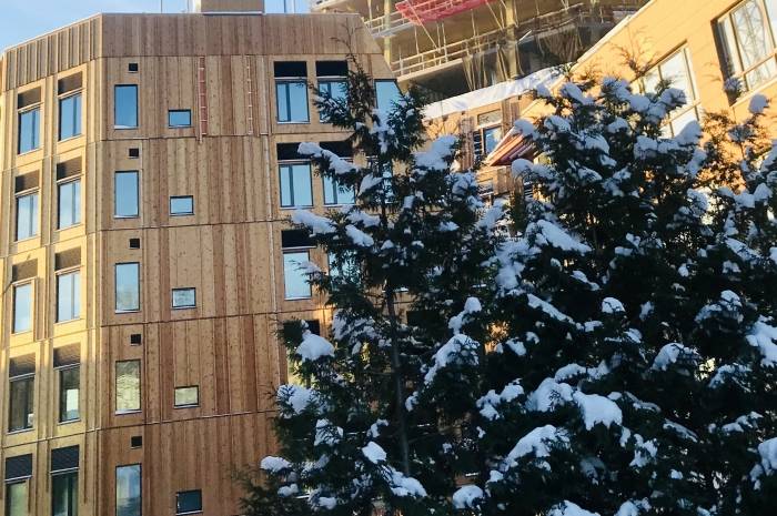 Vertikal Nydalen er et av prosjektene du kan oppleve på byggeplassbefaring neste år. Utbygger: Avantor. Arkitekt: Snøhetta. 